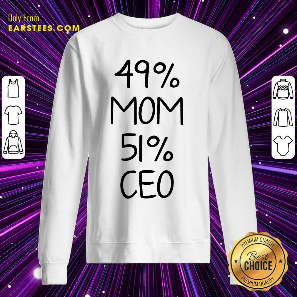 Perfect 49% Mom 51% Ceo Shirt - Image 3