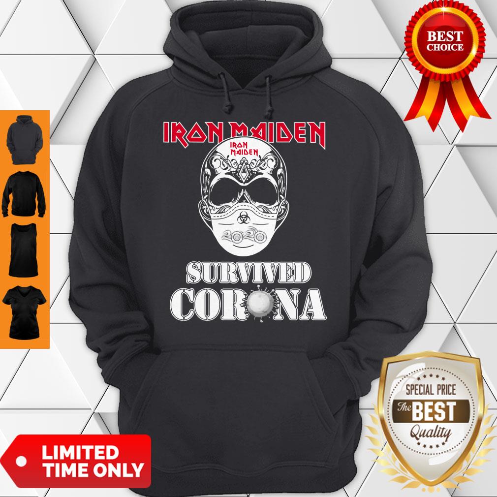 Premium Iron Maiden 2020 Survived Corona Shirt - Image 5
