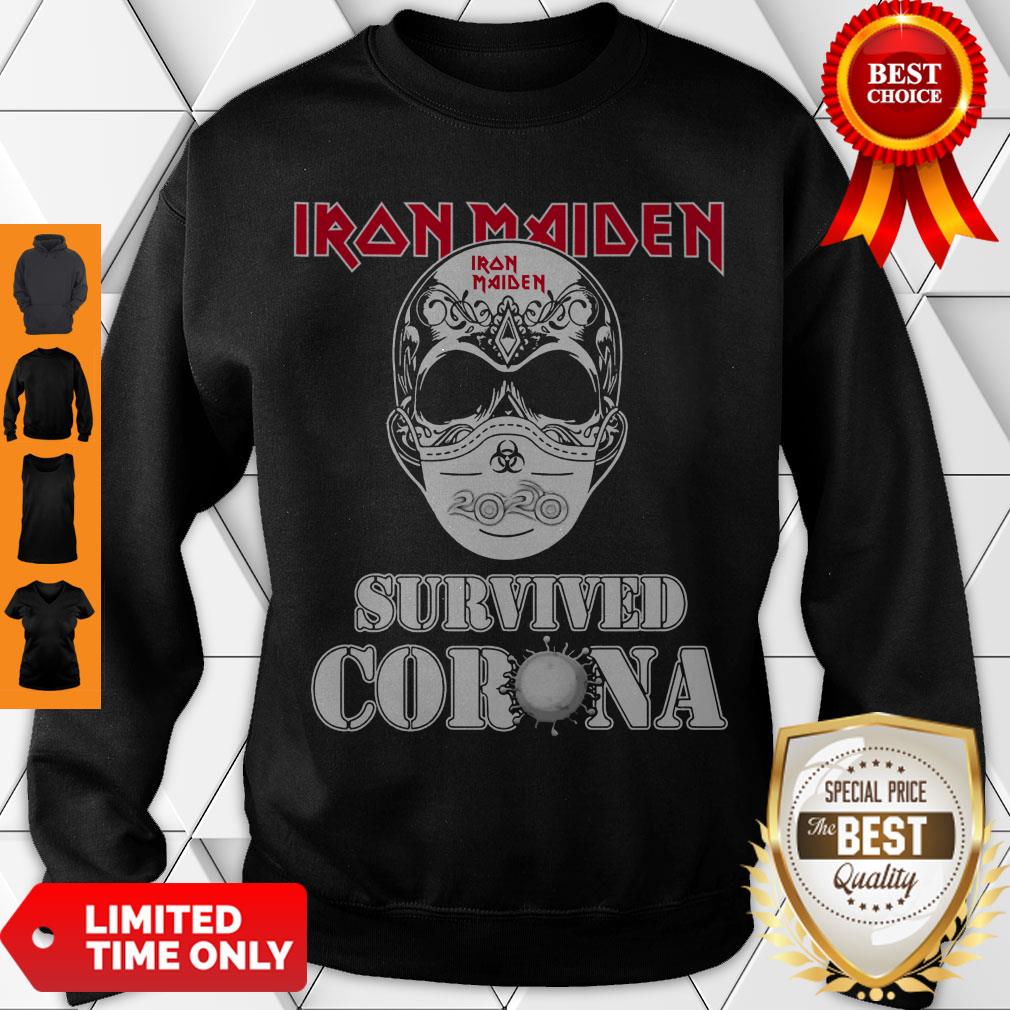 Premium Iron Maiden 2020 Survived Corona Shirt - Image 4