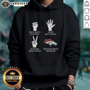 Alternative view of Top Nothing Beats Denver Broncos Football Logo T-Shirt