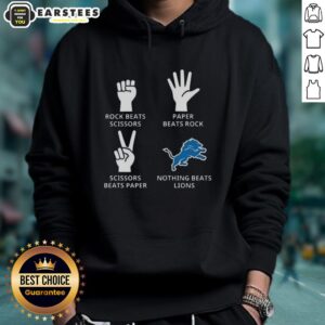 Alternative view of Top Nothing Beats Detroit Lions Football Logo T-Shirt