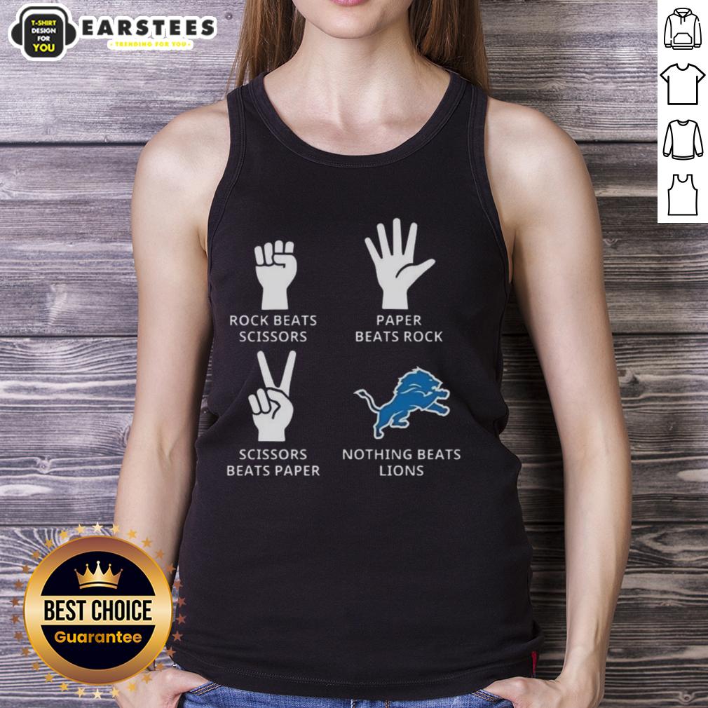 Top Nothing Beats Detroit Lions Football Logo T-Shirt - Image 4