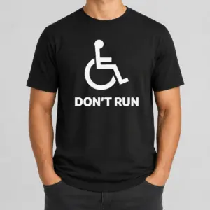 Pretty These Colors Don't Run Disability Awareness Shirt