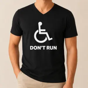 Alternative view of Pretty These Colors Don't Run Disability Awareness Shirt