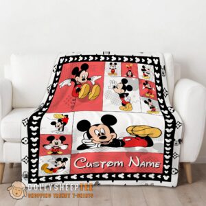 Alternative view of Hot Cute Premium Disney Cartoon Mickey Mouse Blanket Fleece Customized Blanket