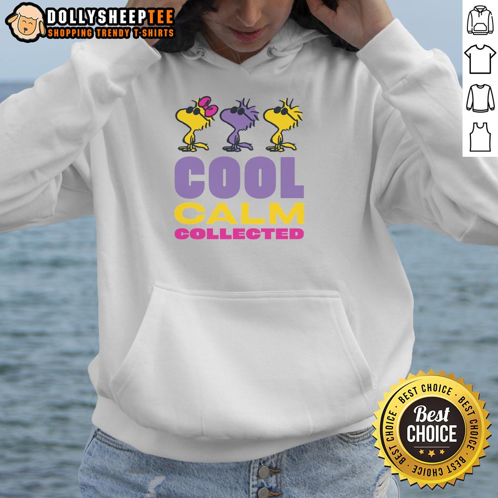 Top Peanuts Woodstock Cool Calm Collected T-Shirt - Image 2