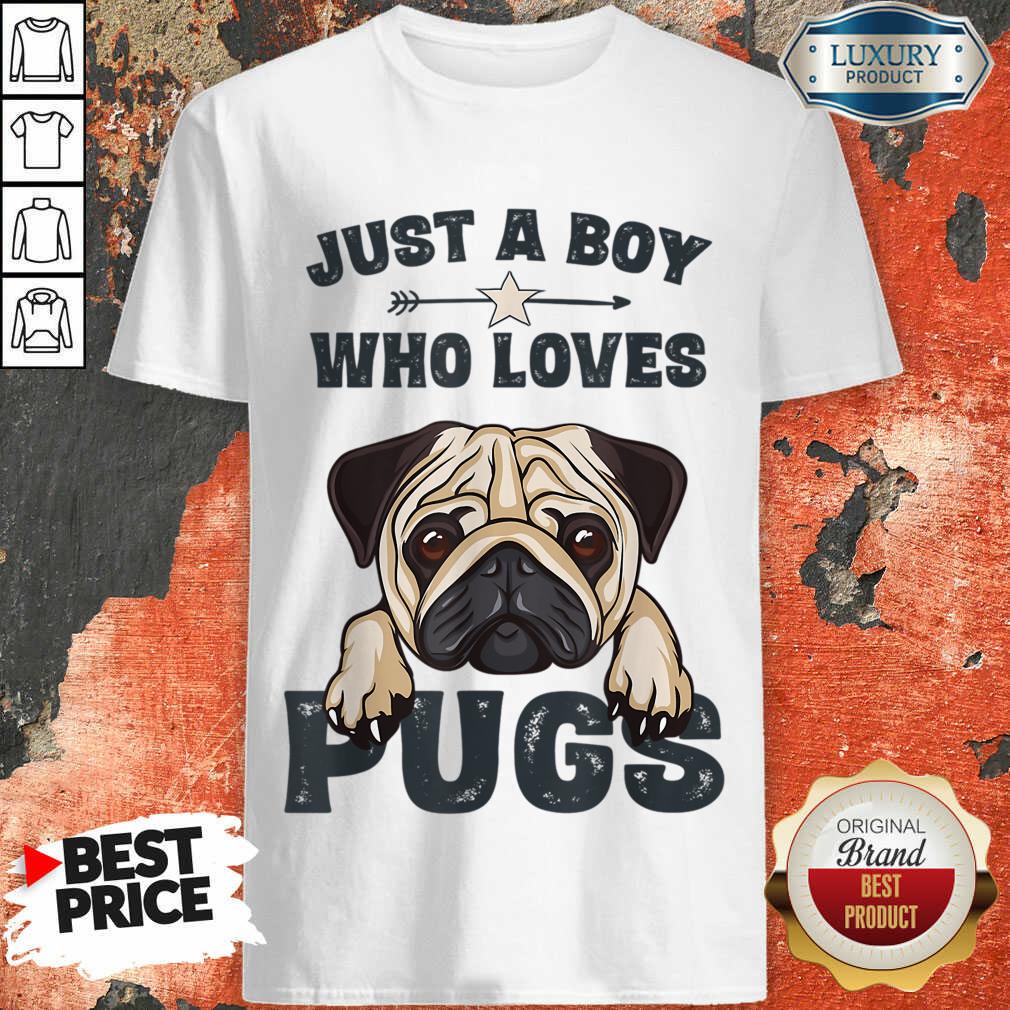 Just A Boy Who Loves Pugs Shirt