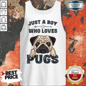 Alternative view of Just A Boy Who Loves Pugs Shirt