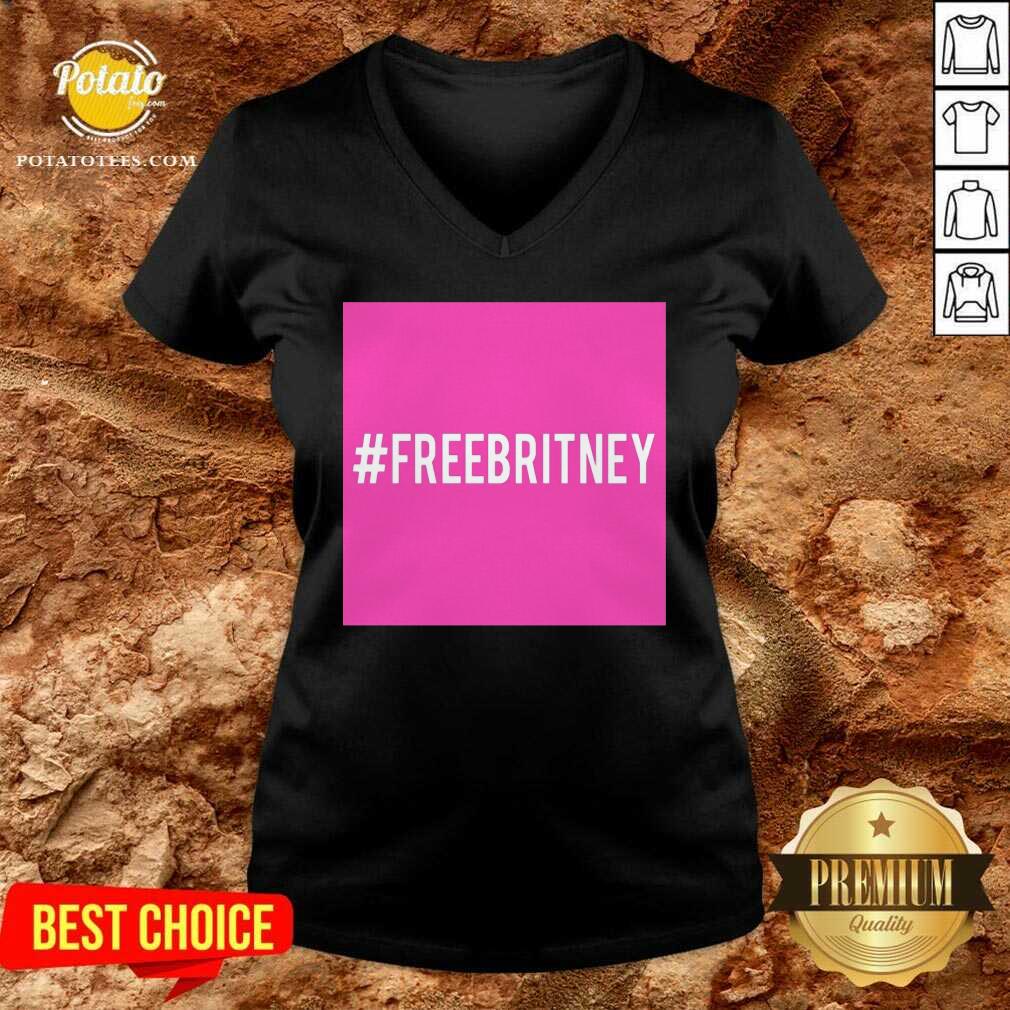 Womens Hashtag Free Britney Shirt - Image 3