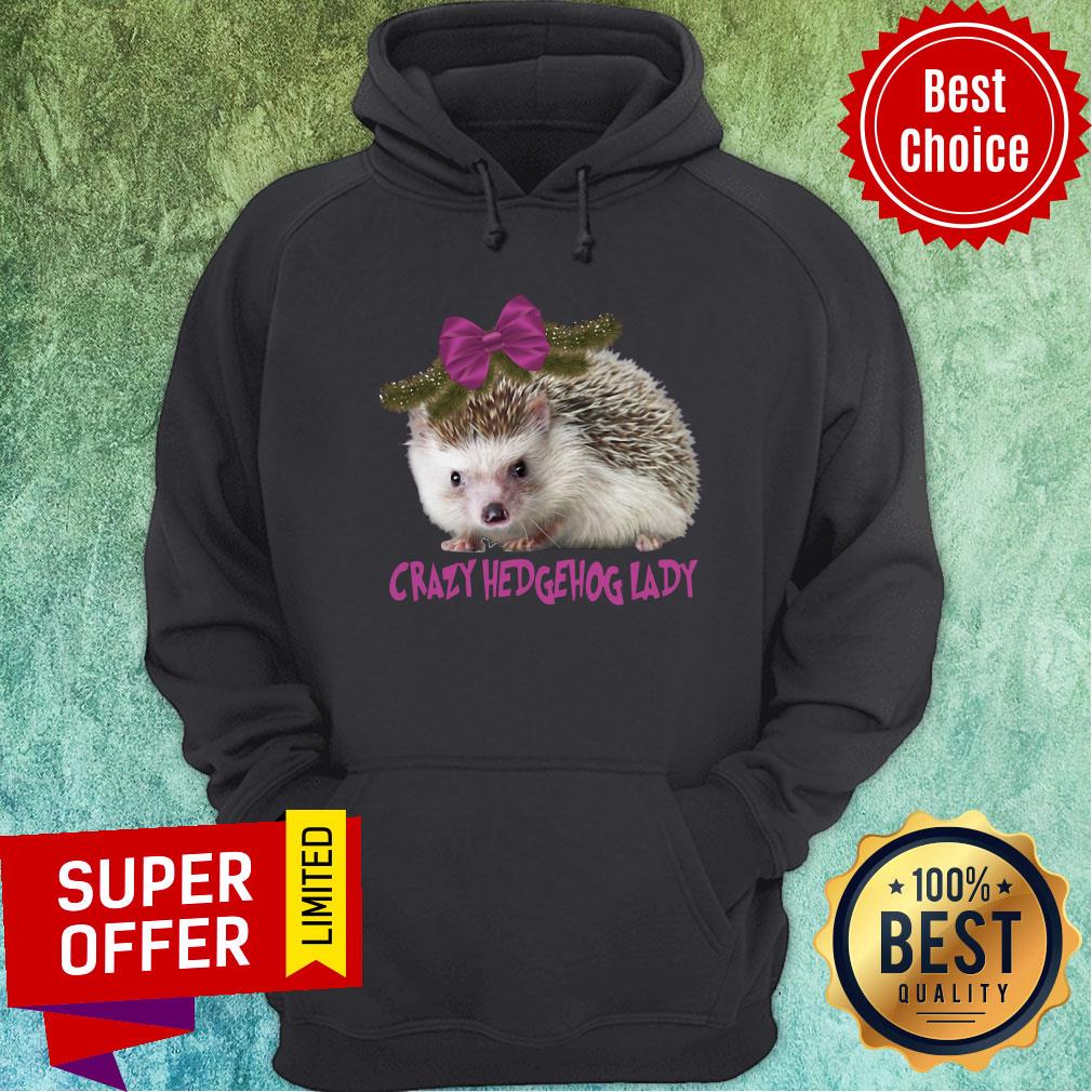 Awesome Crazy Hedgehog Lady Shirt - Image 3