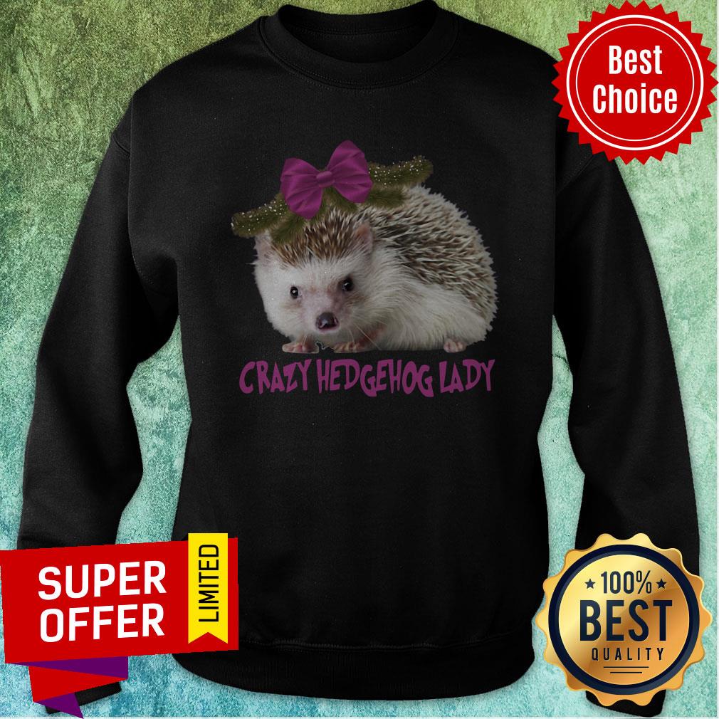 Awesome Crazy Hedgehog Lady Shirt - Image 5