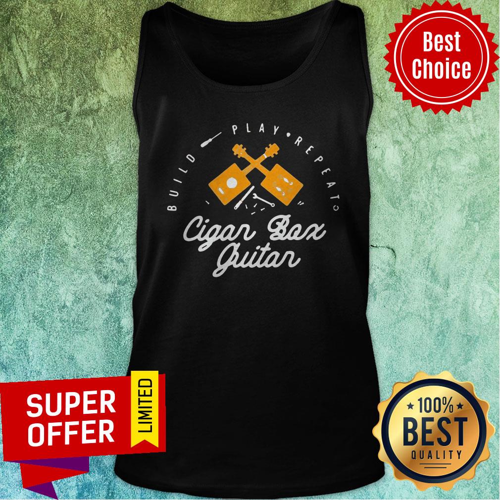 Cigar Box Guitar Guitarist Bassist Music Lover Shirt - Image 3
