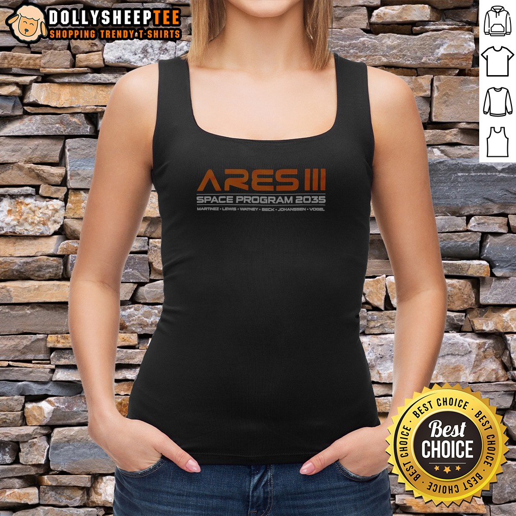 Nice Martinez Lewis Watney Beck Johanssen Vogel Ares III Space Program 2035 Shirt - Image 5