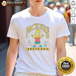Hot The Simpsons Bart X Green Bay Packers T-Shirt