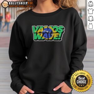 Alternative view of Premium Brazil Vamos Wave Ordem E Progresso Shirt