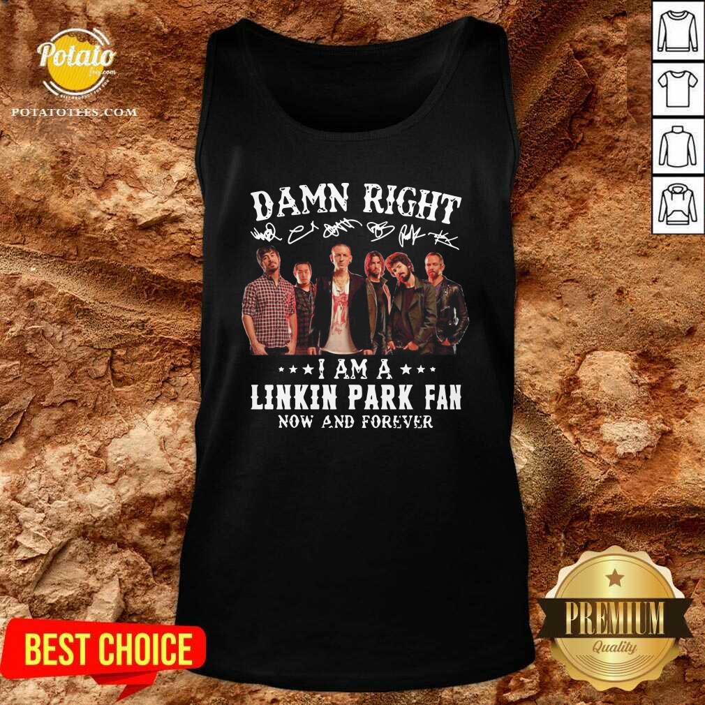 Premium Damn Right Im A Linkin Park Fan Now And Forever Signatures 2021 Shirt - Image 3