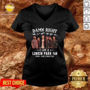 Alternative view of Premium Damn Right Im A Linkin Park Fan Now And Forever Signatures 2021 Shirt