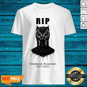RIP Chadwick Boseman 1977-2020 Black Panther Shirt