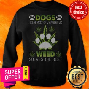 Alternative view of Premium Dogs Solve Most Of My Problems Shirt