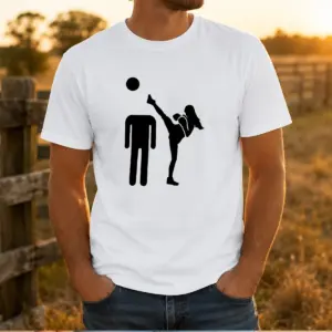 Good Kick Him Funny Shirt