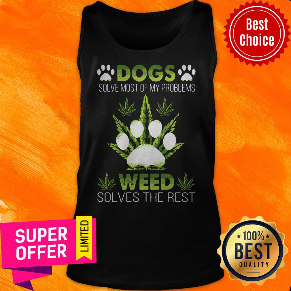 Premium Dogs Solve Most Of My Problems Shirt - Image 5