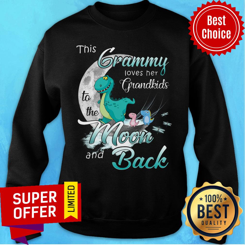 Grammy Loves Her Grandkids To The Moon And Back Shirt - Image 4