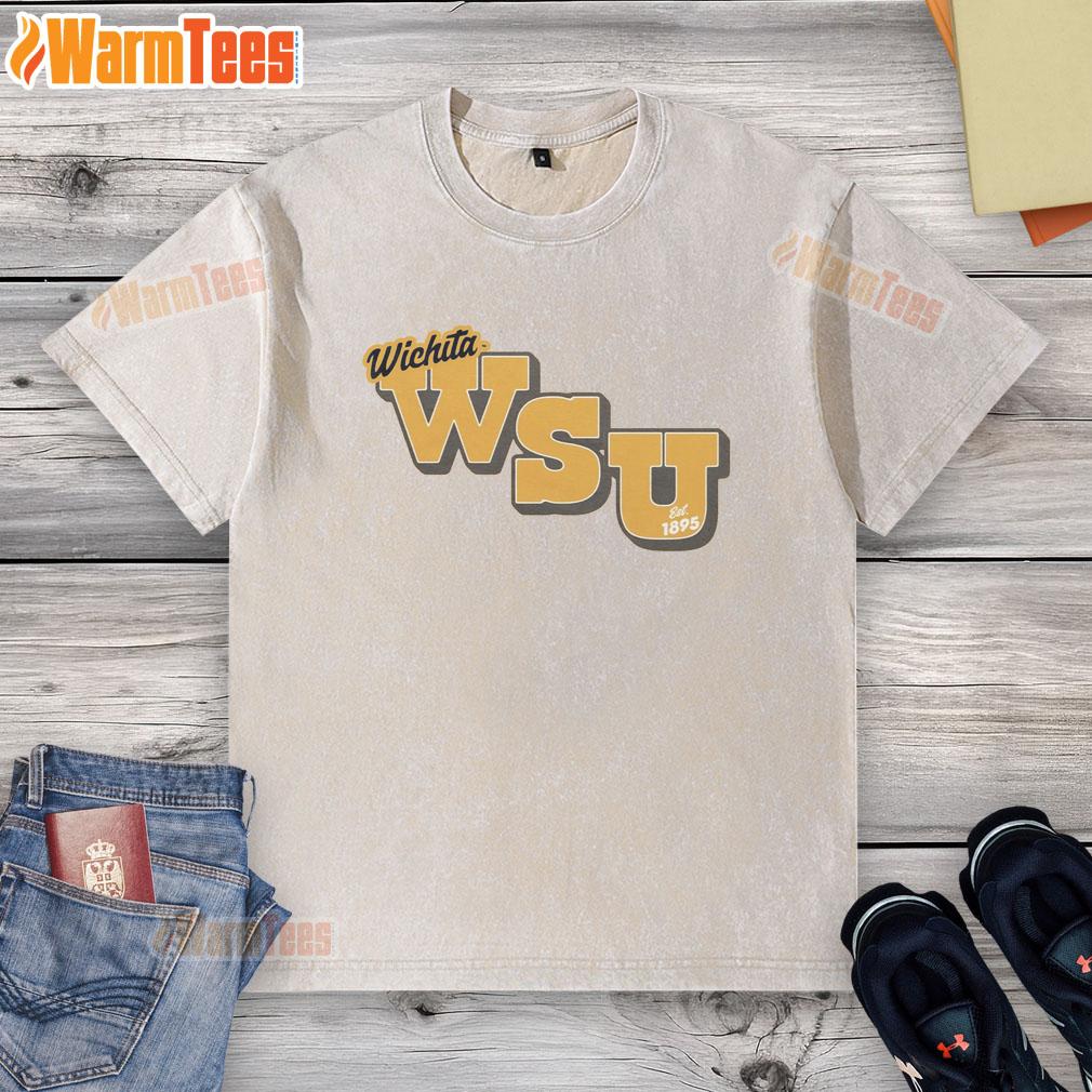 Good Wichita State Est 1895 Gold T-Shirt - Image 6