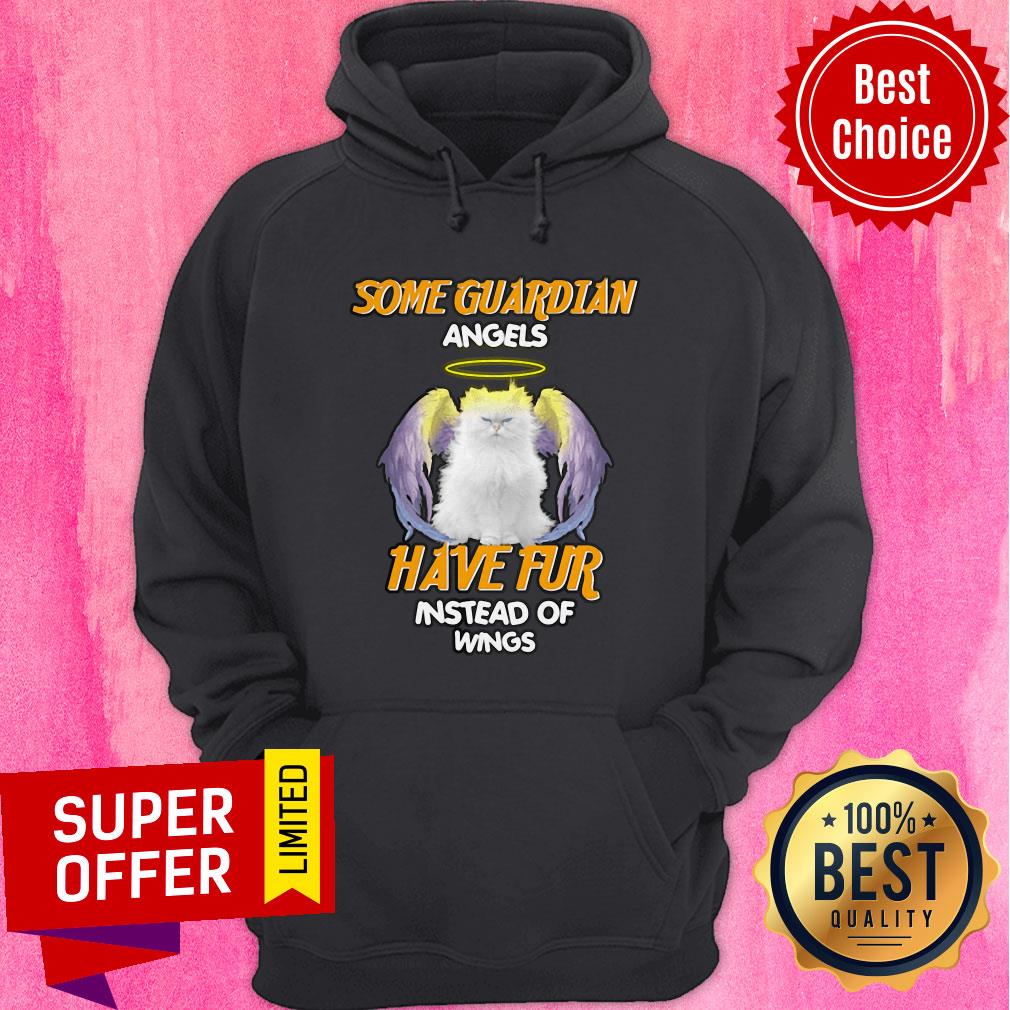 Nice Cat Some Guardian Angels Have Fur Instead Of Wings Shirt - Image 2