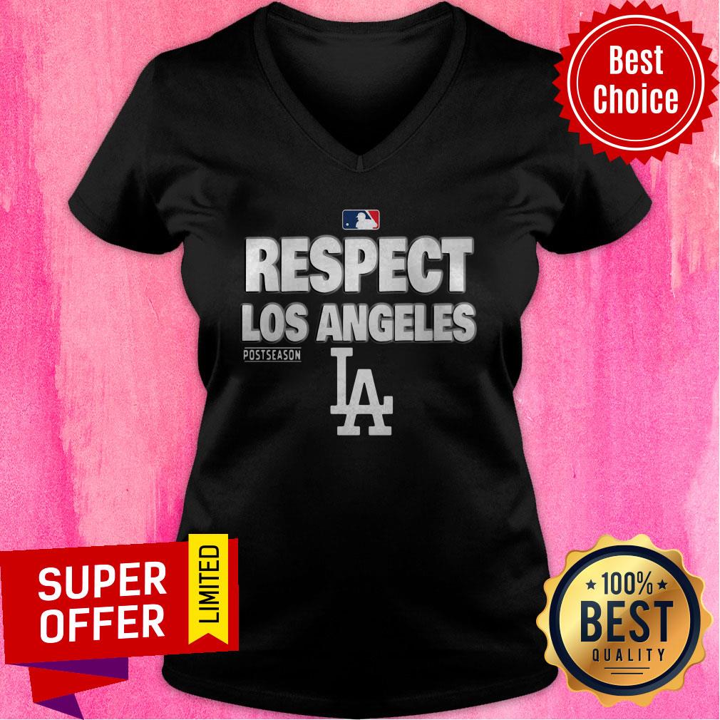 Nice Respect Los Angeles Postseason Shirt - Image 4