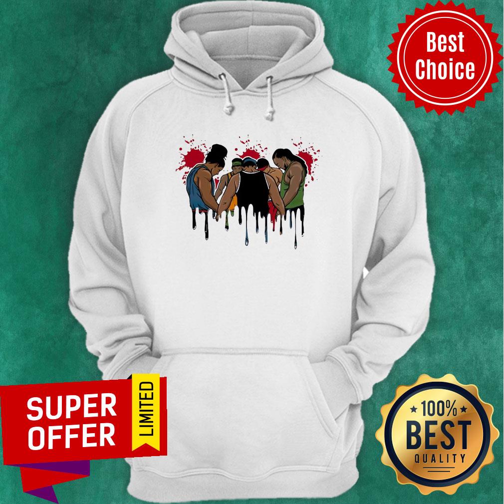 Group Of Black Afro Men Praying Shirt - Image 2