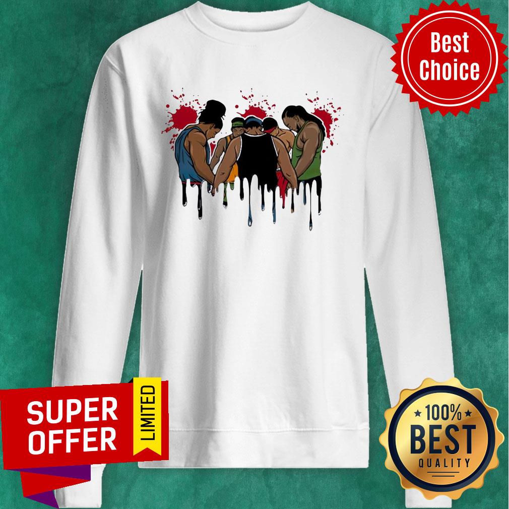 Group Of Black Afro Men Praying Shirt - Image 5