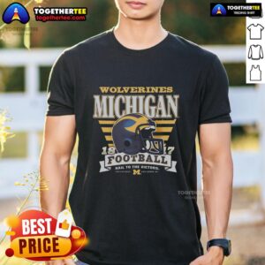 Official Michigan Wolverines Stripe Splash T-Shirt