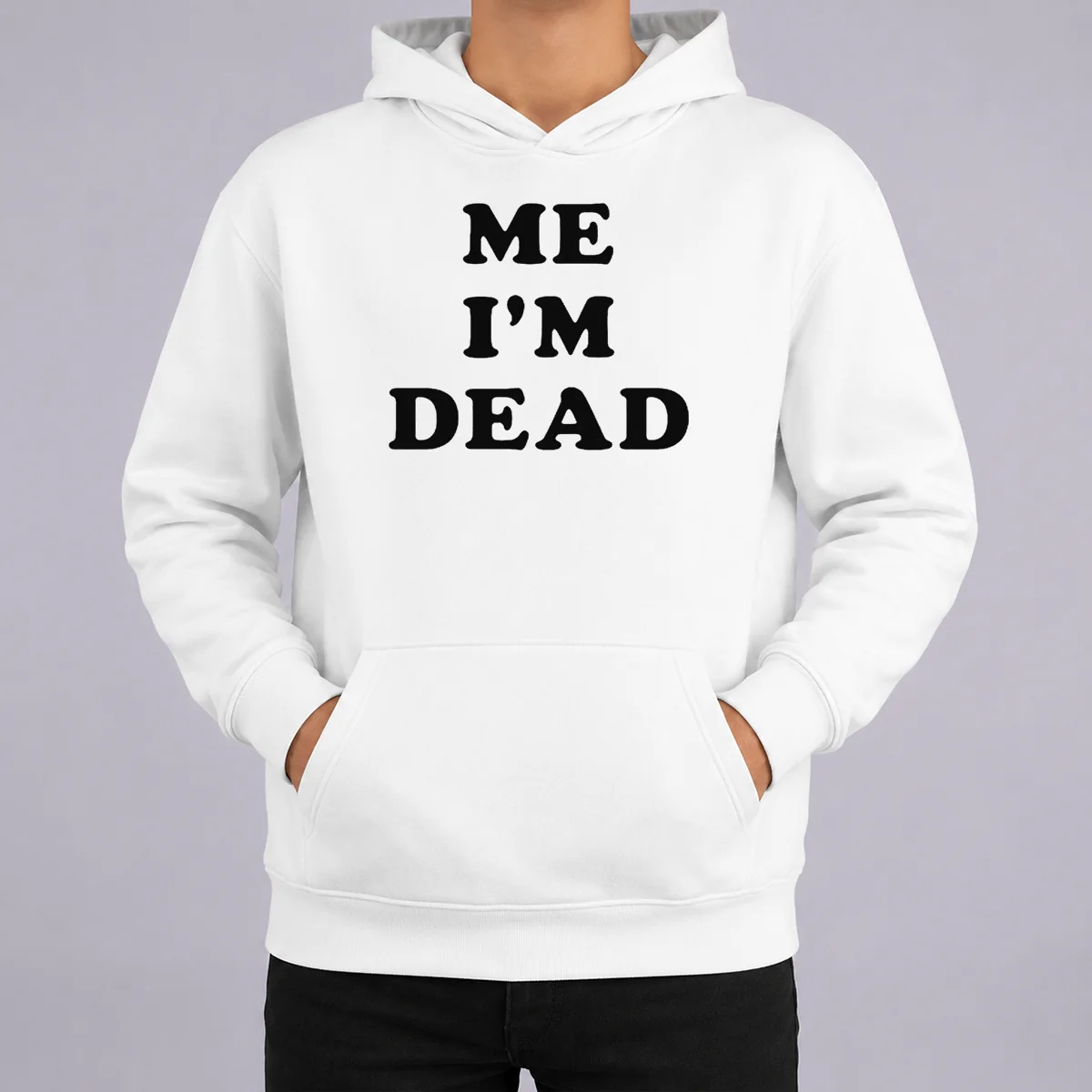 Good Touch Me I'm Dead Slogan Funny Goth Humor Shirt - Image 5