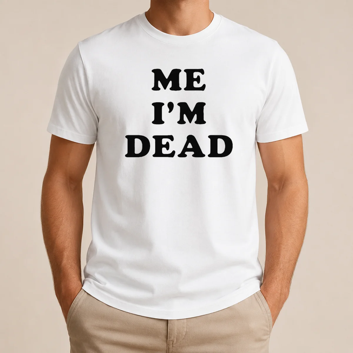 Good Touch Me I'm Dead Slogan Funny Goth Humor Shirt