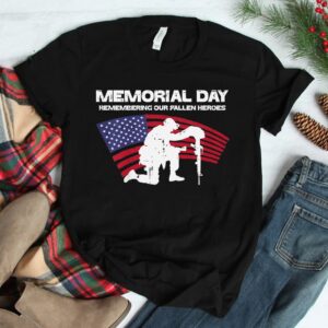 Memorial Day Remembering Our Fallen Heroes Us Flag Patriotic Shirt