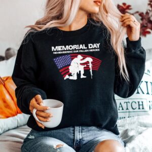 Alternative view of Memorial Day Remembering Our Fallen Heroes Us Flag Patriotic Shirt