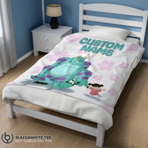 Alternative view of Perfect Disney Sulley & Boo Monsters Inc Blanket Fleece Customized Blanket