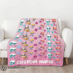 Alternative view of Perfect Disney SuperKitties Squad Purr-fect Heroes Blanket Fleece Customized Blanket