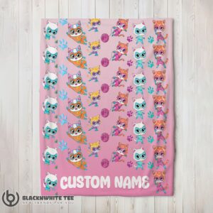 Perfect Disney SuperKitties Squad Purr-fect Heroes Blanket Fleece Customized Blanket