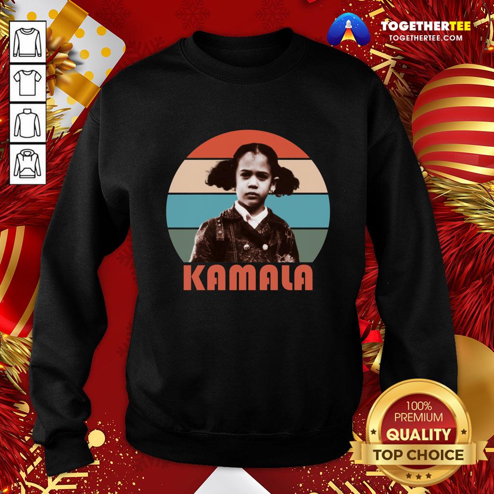 Official Kamala Harris That Little Girl Retro Vintage Anti Trump Shirt - Image 4