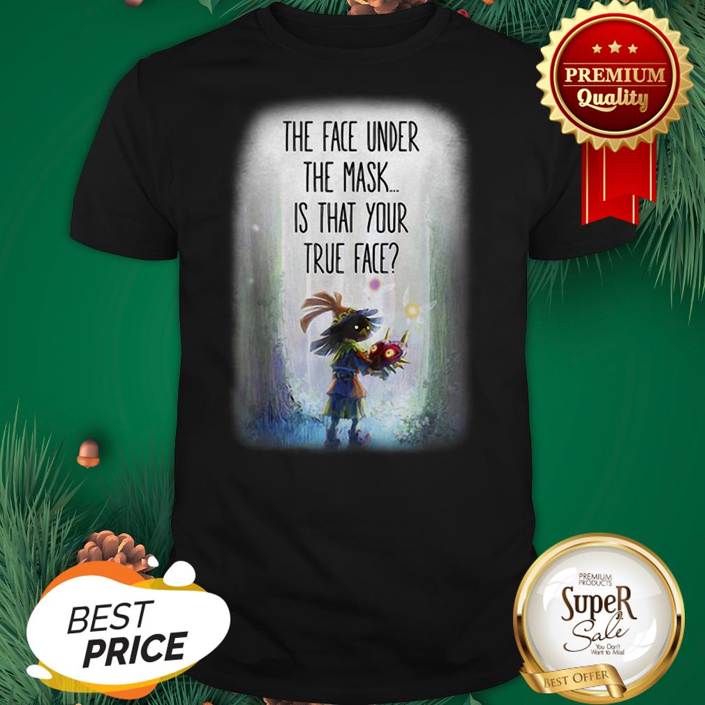 Zelda Skull Kid The Face Under The Mask Is That Your True Face Shirt