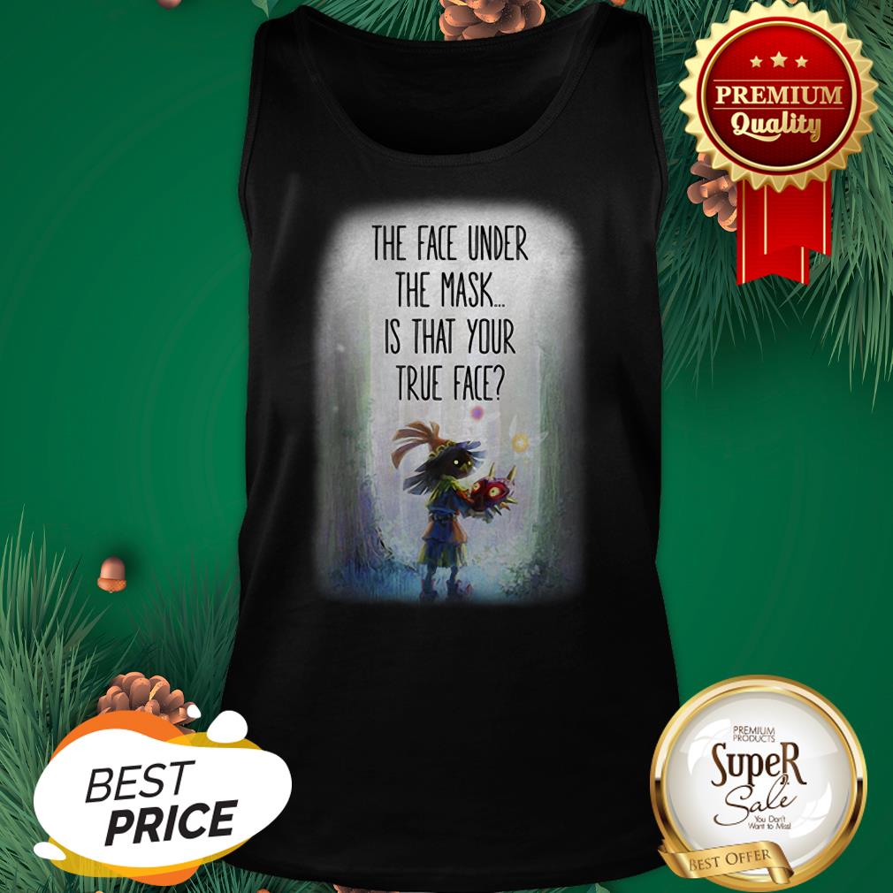 Zelda Skull Kid The Face Under The Mask Is That Your True Face Shirt - Image 3