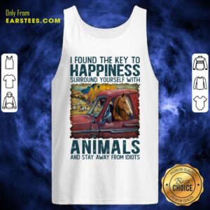 Alternative view of Top Horse I Found The Key To Happiness Animals Shirt