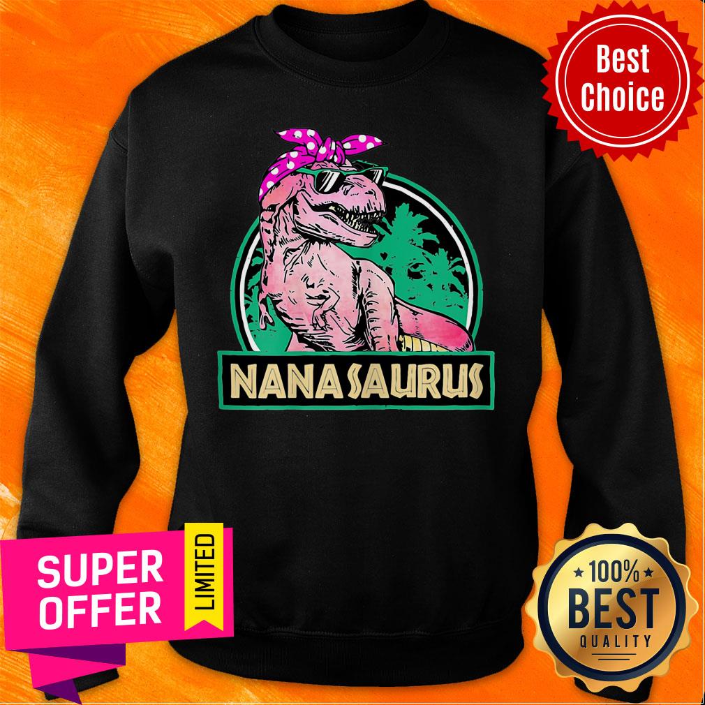 Nanasaurus T Rex Nana Saurus Shirt - Image 4
