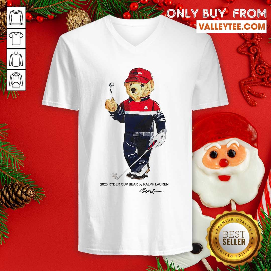 Team Usa Polo Ralph Lauren 2021 Ryder Cup Bear Shirt - Image 3