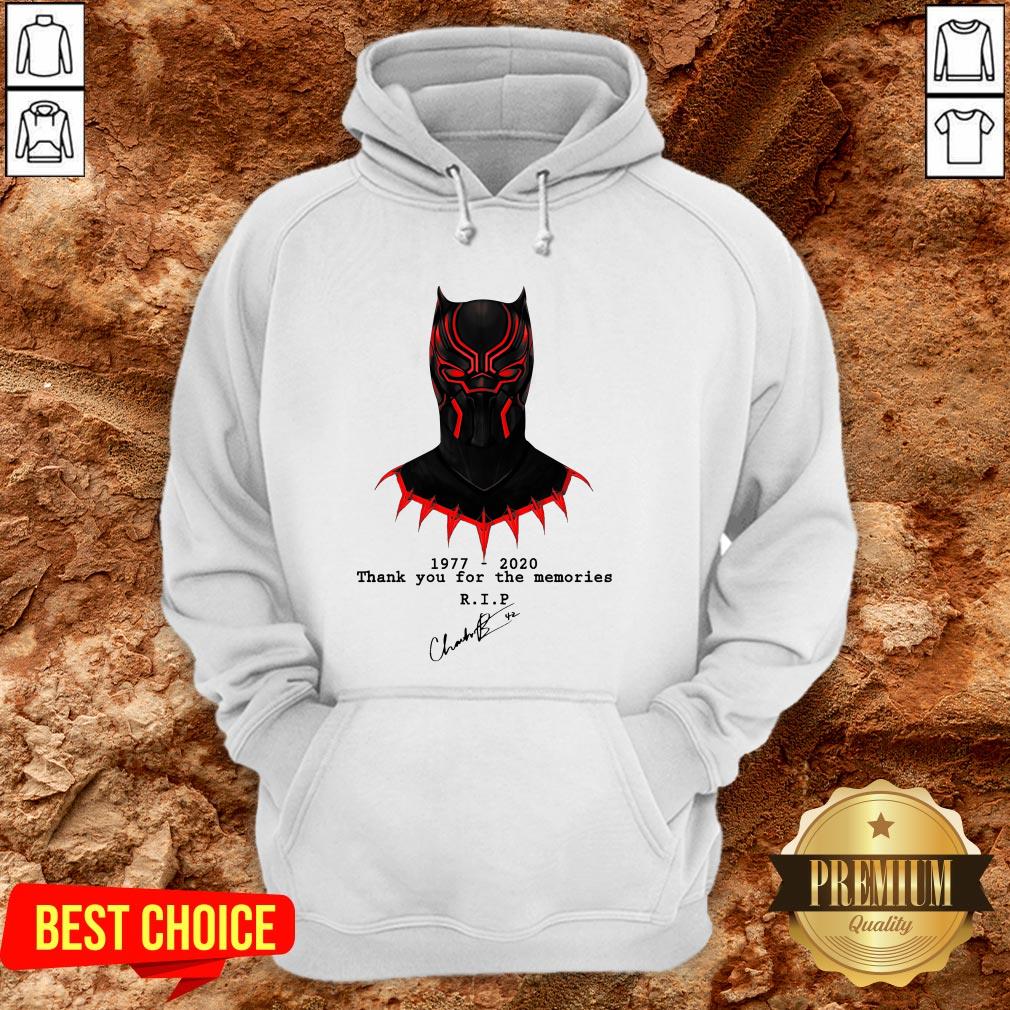 Thank You For The Memories Chadwick Boseman Black Panther Rip 1977-2020 Shirt - Image 5