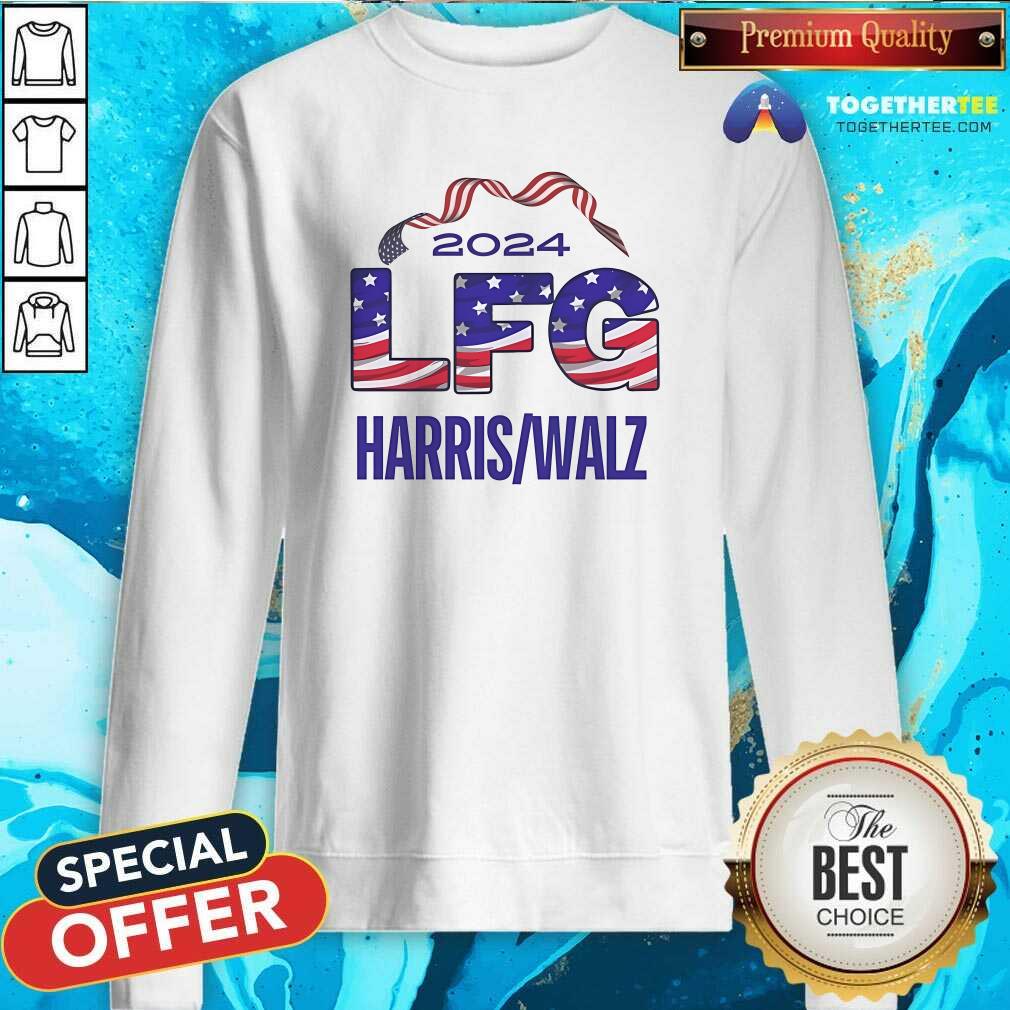 Official LFG Kamala Harris Walz 2024 President T-Shirt - Image 5