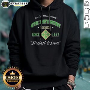 Alternative view of Pretty United States Army 4th Infantry Division Since 1917 Stedfast And Loyal Shirt