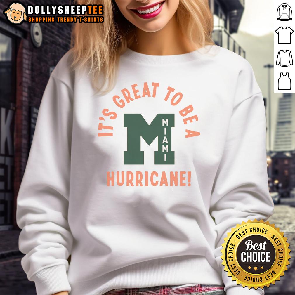 Original It's Great To Be A Miami Hurricane Vintage T-Shirt - Image 5