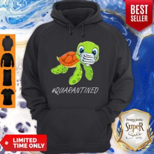 Alternative view of Beautiful Turtle Mask #Quarantined COVID-19 Shirt